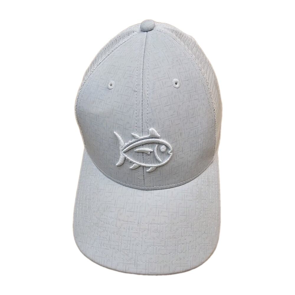 Southern Tide Skipjack Trucker Hat White Mesh Snapback Cap Golf